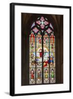 Stained-Glass Window-G and M Therin-Weise-Framed Photographic Print