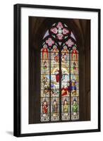 Stained-Glass Window-G and M Therin-Weise-Framed Photographic Print