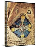 Stained Glass Window-Antoni Gaudí-Stretched Canvas