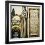 Stained-Glass Window-Joseph Maria Olbrich-Framed Giclee Print