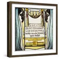 Stained-Glass Window-Joseph Maria Olbrich-Framed Giclee Print