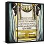 Stained-Glass Window-Joseph Maria Olbrich-Framed Stretched Canvas