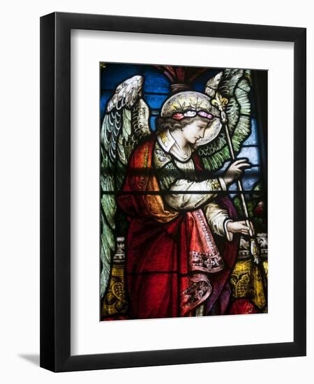 Stained Glass Windows By Harry Clarke, Diseart Institute of Education and Celtic Culture-null-Framed Photographic Print