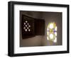 Stained Glass Windows, Dar Al Hajar, Wadi Dhar, Yemen-Michele Falzone-Framed Photographic Print