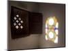Stained Glass Windows, Dar Al Hajar, Wadi Dhar, Yemen-Michele Falzone-Mounted Photographic Print