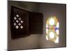 Stained Glass Windows, Dar Al Hajar, Wadi Dhar, Yemen-Michele Falzone-Mounted Photographic Print