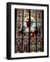 Stained Glass Windows in Cologne Cathedral, Cologne, North Rhine Westphalia, Germany-Yadid Levy-Framed Photographic Print