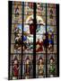 Stained Glass Windows in Cologne Cathedral, Cologne, North Rhine Westphalia, Germany-Yadid Levy-Mounted Photographic Print