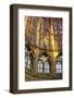 Stained Glass Windows Inside Saint Pierre Church Abbey in Chartres-Julian Elliott-Framed Photographic Print