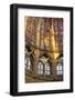 Stained Glass Windows Inside Saint Pierre Church Abbey in Chartres-Julian Elliott-Framed Photographic Print