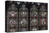 Stained Glass Windows, Notre-Dame Cathedral-null-Stretched Canvas