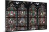 Stained Glass Windows, Notre-Dame Cathedral-null-Mounted Giclee Print