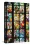 Stained Glass Windows of St. Vitus Cathedral-null-Stretched Canvas