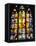 Stained Glass Windows, St. Vitus Cathedral, Prague, Czech Republic, Europe-Nigel Francis-Framed Stretched Canvas