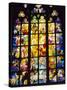 Stained Glass Windows, St. Vitus Cathedral, Prague, Czech Republic, Europe-Nigel Francis-Stretched Canvas