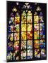 Stained Glass Windows, St. Vitus Cathedral, Prague, Czech Republic, Europe-Nigel Francis-Mounted Photographic Print