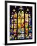 Stained Glass Windows, St. Vitus Cathedral, Prague, Czech Republic, Europe-Nigel Francis-Framed Photographic Print