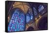 Stained-Glass Windows-G&M-Framed Stretched Canvas