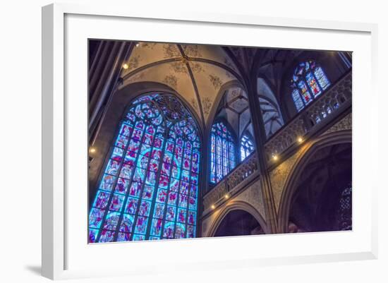 Stained-Glass Windows-G&M-Framed Photographic Print