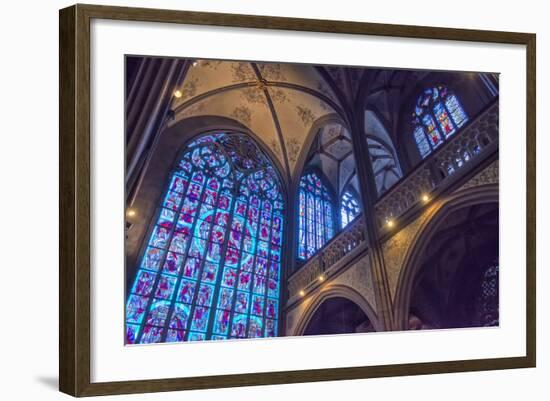 Stained-Glass Windows-G&M-Framed Photographic Print