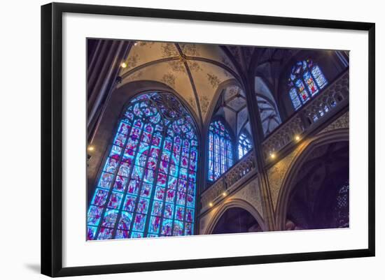 Stained-Glass Windows-G&M-Framed Photographic Print