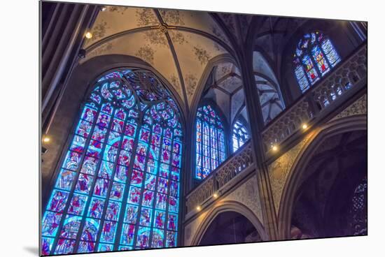Stained-Glass Windows-G&M-Mounted Photographic Print