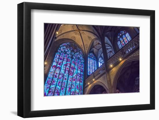 Stained-Glass Windows-G&M-Framed Photographic Print