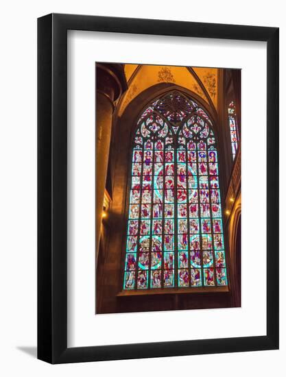 Stained-Glass Windows-G&M-Framed Photographic Print