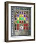 Stained Glasses in City Palace, Udaipur, Rajasthan, India-Keren Su-Framed Photographic Print