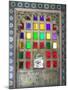 Stained Glasses in City Palace, Udaipur, Rajasthan, India-Keren Su-Mounted Photographic Print