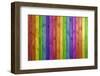 Stained Wooden Wall Background Texture-molodec-Framed Photographic Print