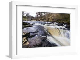 Stainforthbridge and Stainforth Force on the River Ribble, Yorkshire Dales, Yorkshire, England-Mark Sunderland-Framed Photographic Print