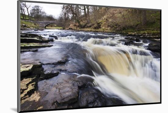 Stainforthbridge and Stainforth Force on the River Ribble, Yorkshire Dales, Yorkshire, England-Mark Sunderland-Mounted Photographic Print