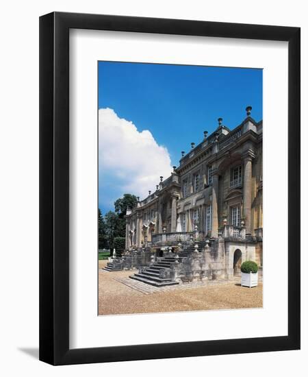 Staircase at Entrance, Chateau De Versigny-null-Framed Giclee Print