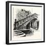 Staircase at the Entrance to the Casa De La Disputacion. Barcelona, Spain-null-Framed Giclee Print