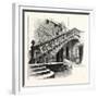 Staircase at the Entrance to the Casa De La Disputacion. Barcelona, Spain-null-Framed Giclee Print