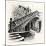 Staircase at the Entrance to the Casa De La Disputacion. Barcelona, Spain-null-Mounted Giclee Print