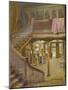 Staircase at Wandsworth Manor House, St John's Hill, Wandsworth, London, 1887-John Crowther-Mounted Giclee Print