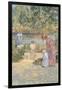 Staircase In Central Park-Childe Hassam-Framed Art Print