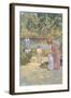 Staircase In Central Park-Childe Hassam-Framed Art Print