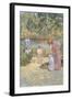 Staircase In Central Park-Childe Hassam-Framed Art Print