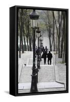 Staircase in Montmartre, Paris, France, Europe-Godong-Framed Stretched Canvas