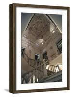 Staircase in Museum of Fine Arts, Former Convent of Merced Calzada, Seville, Andalusia, Spain-null-Framed Giclee Print