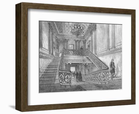 Staircase in Northumberland House, 1897-null-Framed Giclee Print