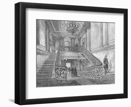 Staircase in Northumberland House, 1897-null-Framed Giclee Print