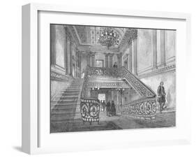 Staircase in Northumberland House, 1897-null-Framed Giclee Print