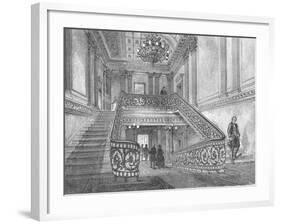 Staircase in Northumberland House, 1897-null-Framed Giclee Print