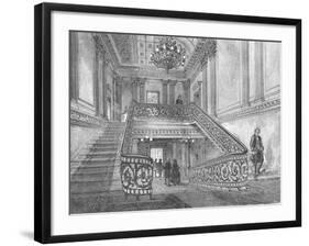 Staircase in Northumberland House, 1897-null-Framed Giclee Print