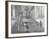 Staircase in Northumberland House, 1897-null-Framed Giclee Print