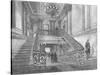 Staircase in Northumberland House, 1897-null-Stretched Canvas